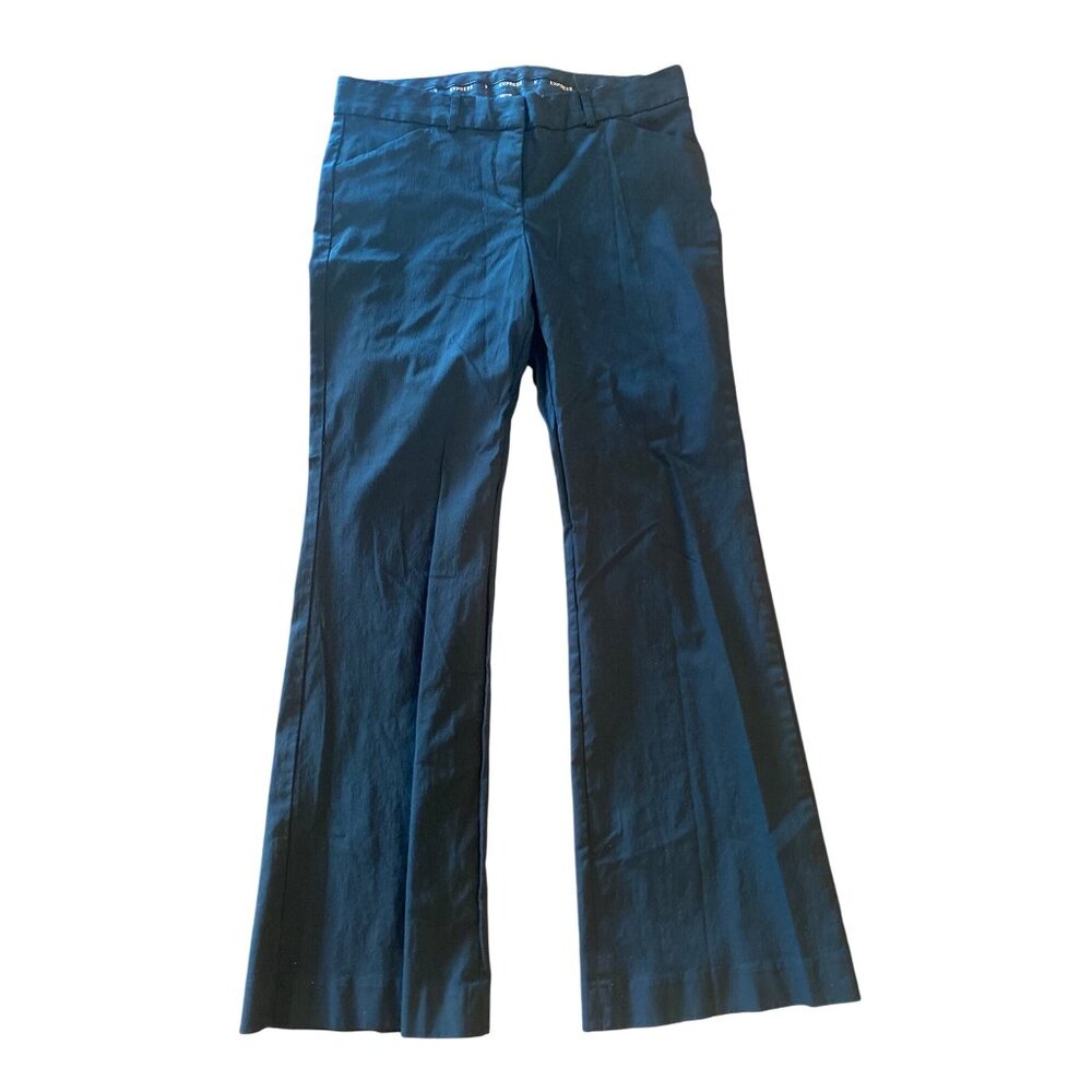 Express Editor Flare Pants Black Women's 8 Inseam 30.5" - Picture 8 of 8